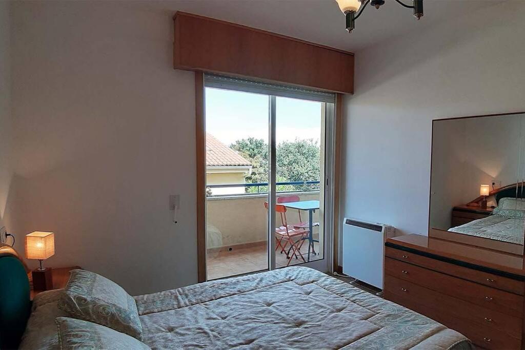 Apartamento Con Piscina En Portosín Exterior foto